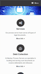 Mobile Screenshot of mackayprocessservers.com